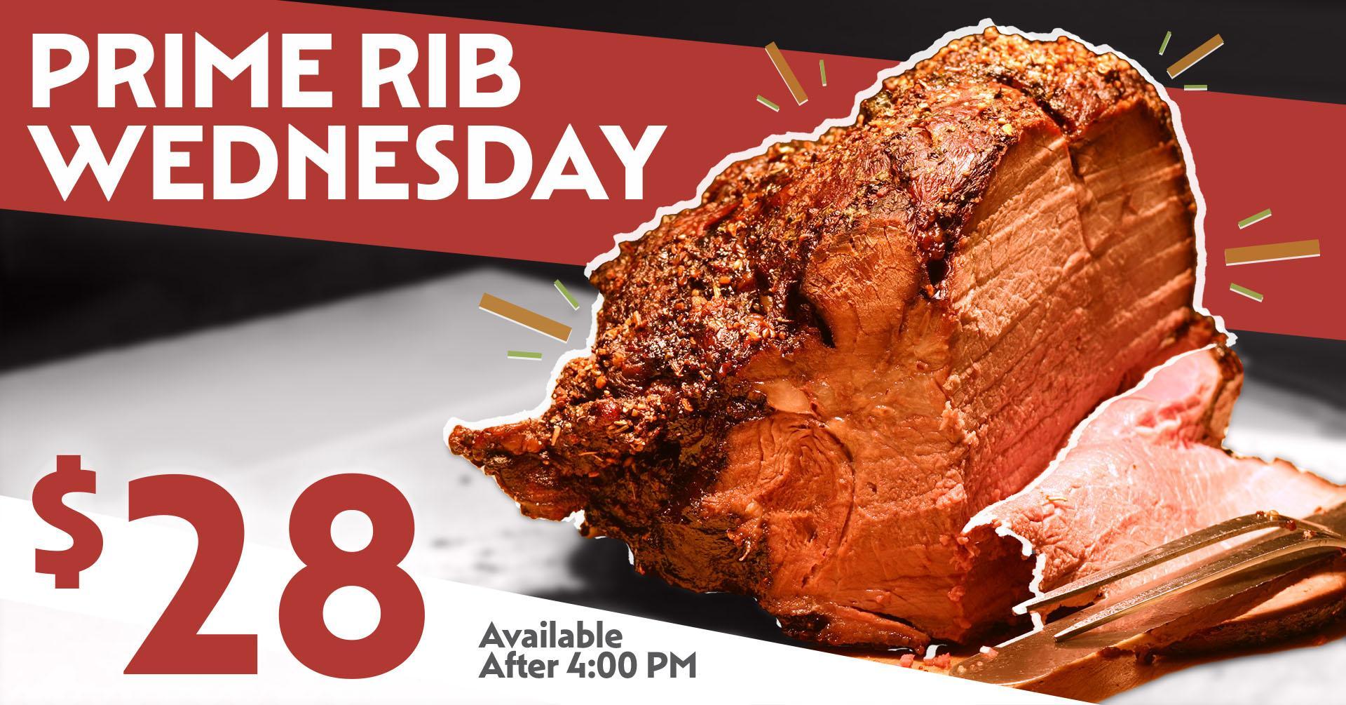 Prime Rib Wednesday